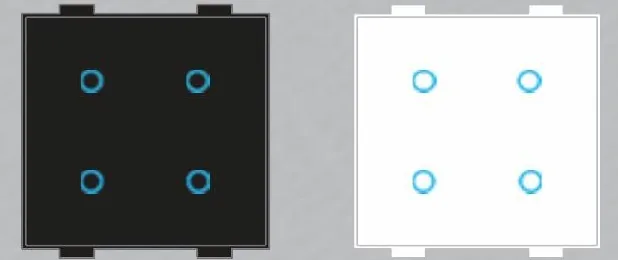 T4R Touch switch, 4 channels