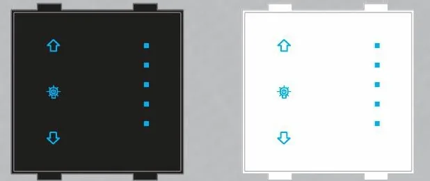T8D Touch light dimmer, 8 LED indicator