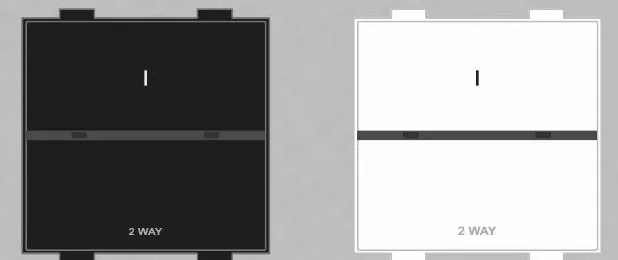WT1R2WAY Wi-Fi touch switch, 1 channel 2-way